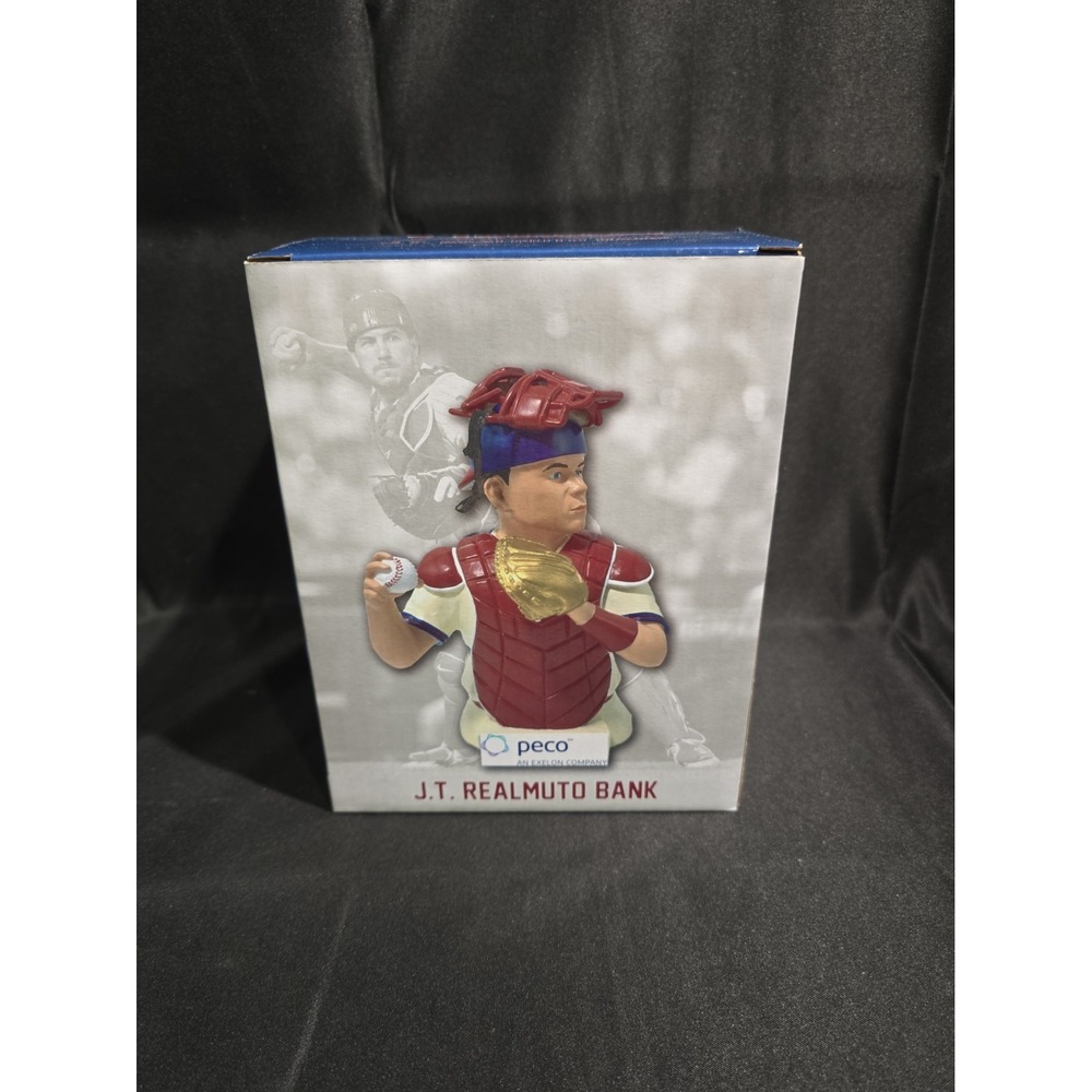 2023 Philadelphia Phillies JT Realmuto Coin Piggy Bank CBP Exclusive SGA NIB